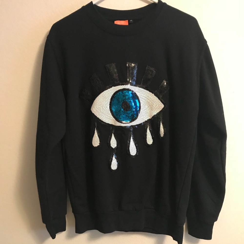 FINAL PRICE 🖤💙Nettie Knows Sequence Sweatshirt